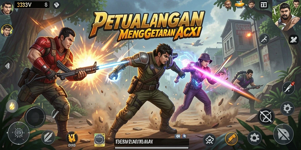 Tangkapan layar permainan 333V menampilkan aksi menegangkan dan grafis yang menawan.