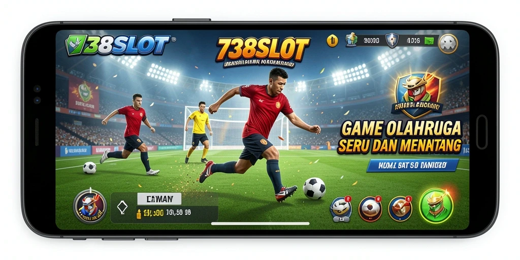 Screenshot gameplay menunjukkan aksi seru di 738SLOT.