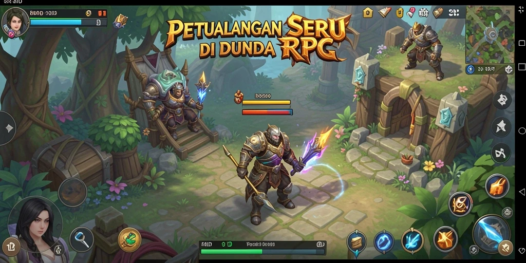 Tampilan gameplay RPG yang seru dan menyenangkan di 8ID.