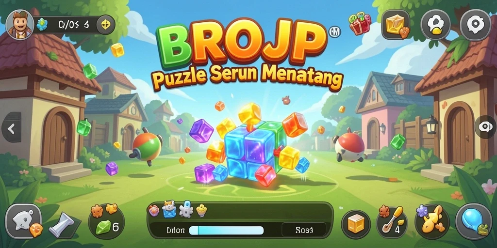 Tampilan gameplay BROJP yang menantang dan menyenangkan.