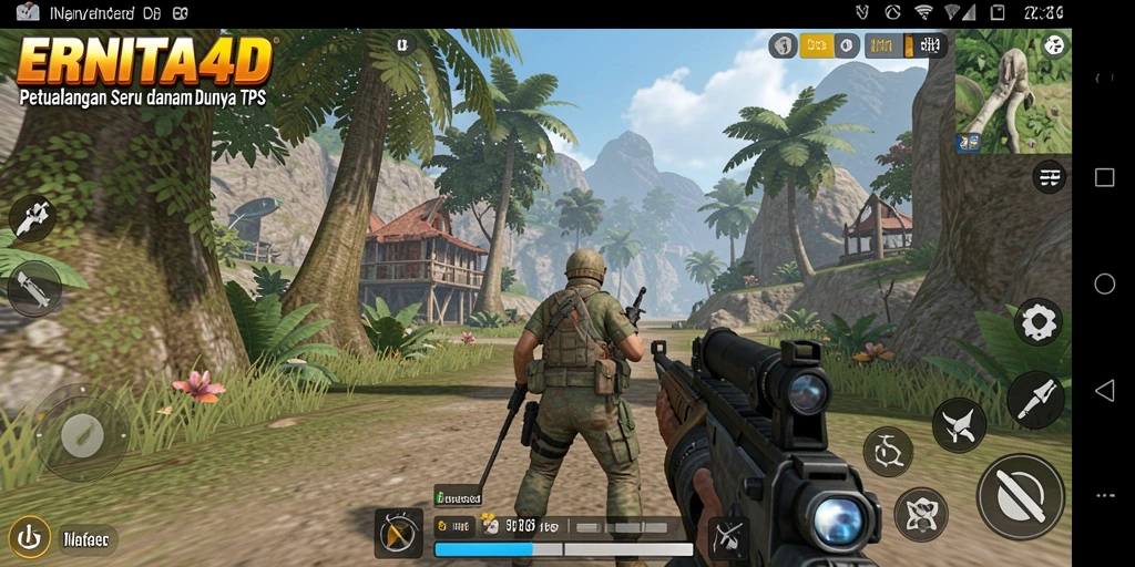 Tampilan seru dalam aksi gameplay ERNITA4D yang mendebarkan.
