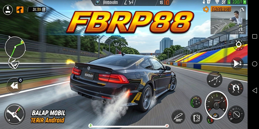 Gameplay balapan seru dan memukau di FBRP88.