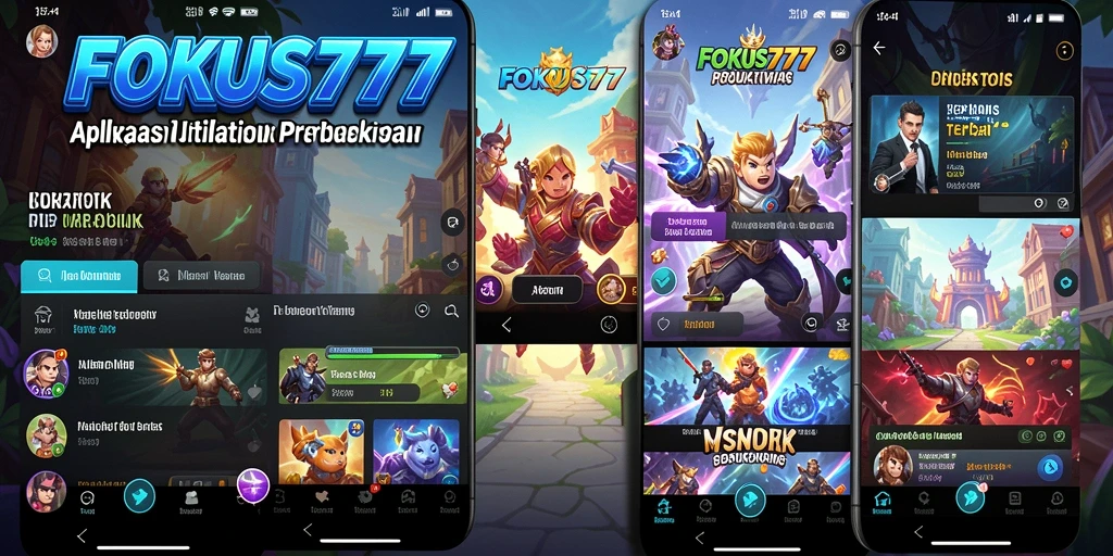 Screenshot utama FOKUS777 menampilkan antarmuka aplikasi utilitas yang ramah pengguna.