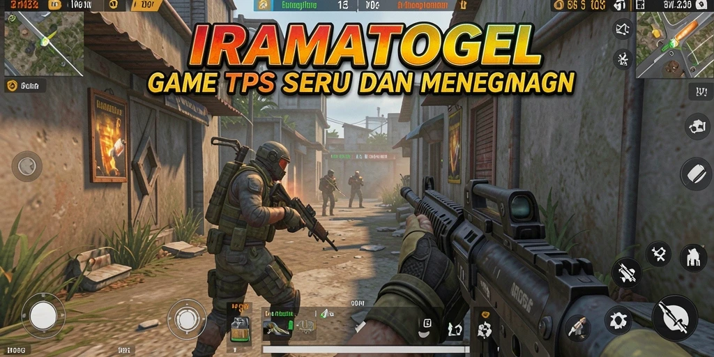 Tampilan gameplay TPS IRAMATOGEL yang mendebarkan dan penuh aksi.