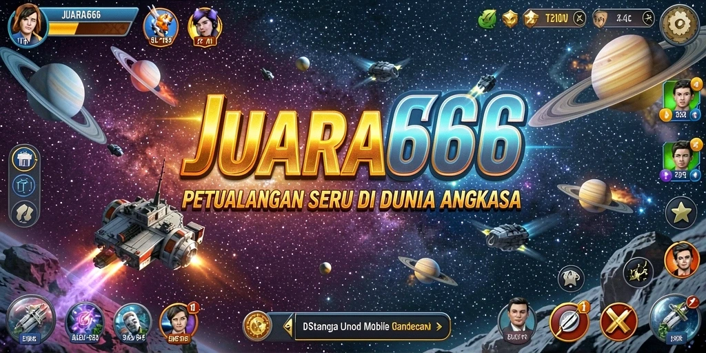 Screenshot utama JUARA666 menampilkan momen petualangan yang mendebarkan.