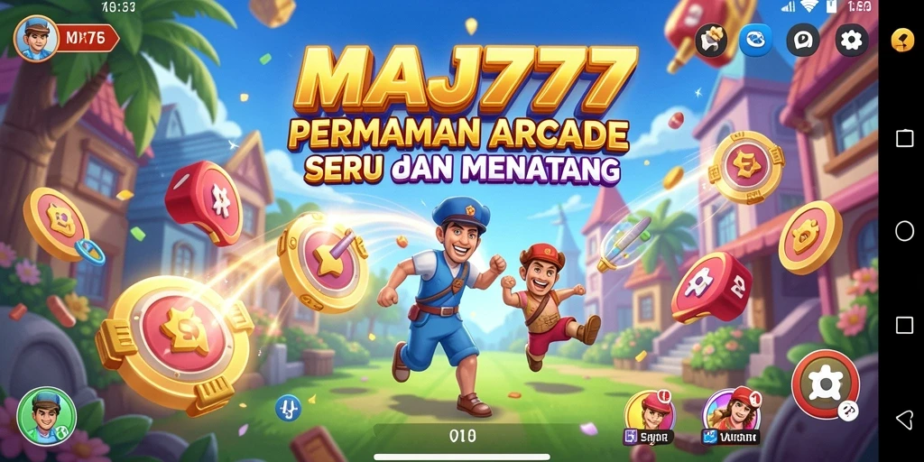 Tampilan gameplay seru dari game Arcade MAJ777.