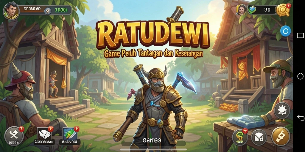 Screenshot gameplay RATUDEWI yang menampilkan tantangan menarik dalam game Idle.