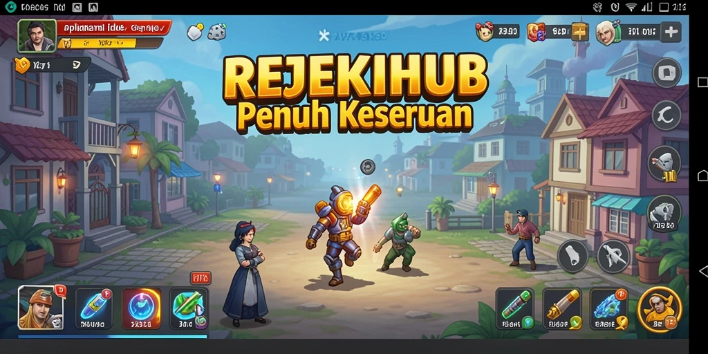Gameplay menarik REJEKIHUB yang penuh dengan aksi dan sumber daya.
