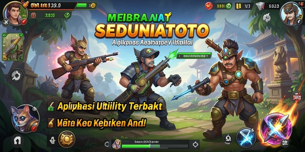 Tampilan antarmuka SEDUNIATOTO yang memudahkan navigasi pengguna.