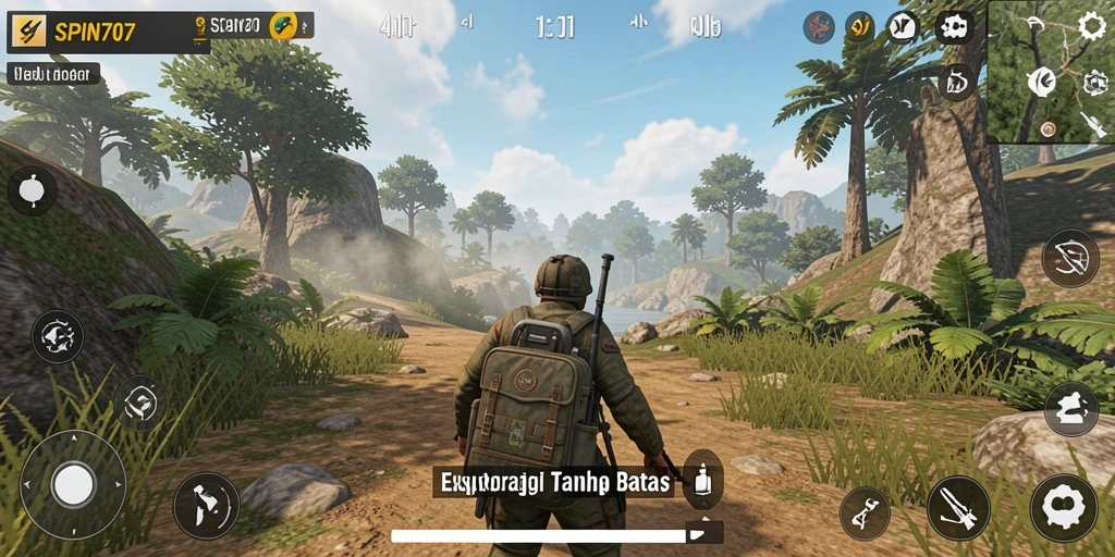 Screenshot gameplay Open World SPIN707 yang menakjubkan.