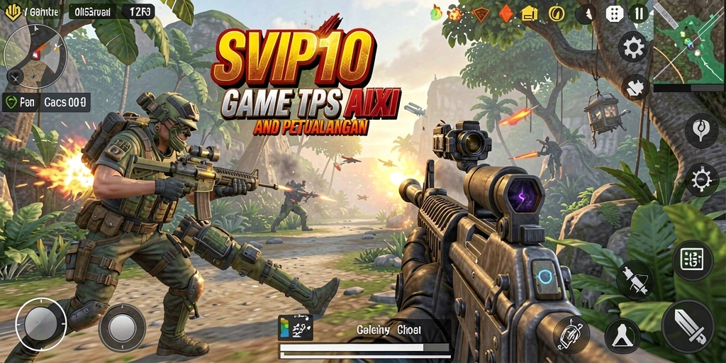 Tampilan gameplay seru dalam SVIP10 dengan aksi pertarungan mendebarkan.