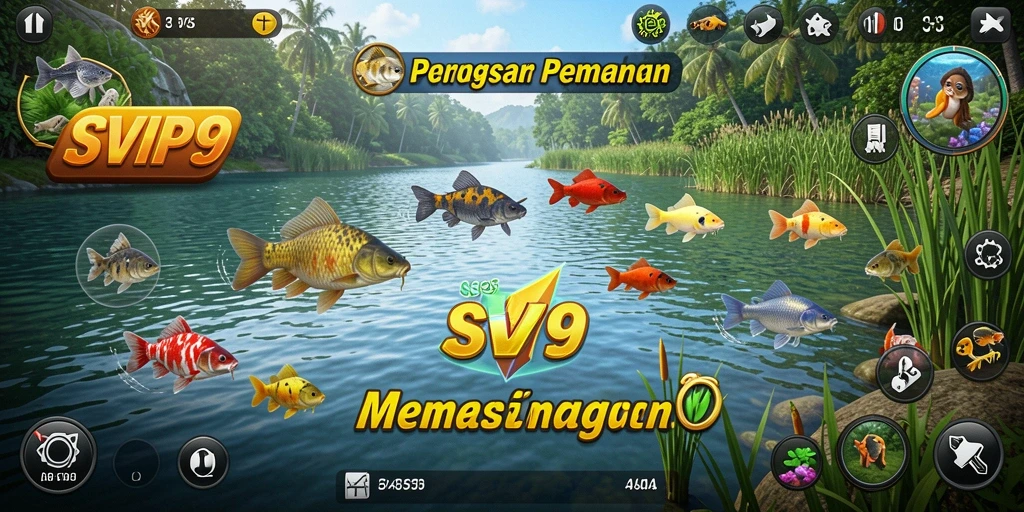 Gameplay SVIP9 dengan grafis memancing yang menakjubkan.