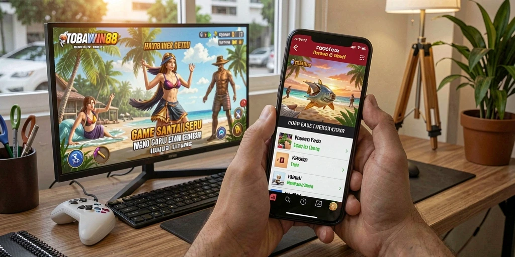 Screenshot gameplay TOBAWIN88 menampilkan keseruan bermain casual.
